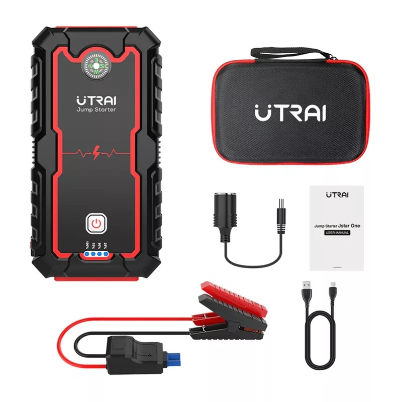 UTRAI JS One Arrancador 1600A pico 16000mAh 12V con linterna LED