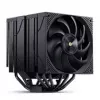 Jonsbo CC90 disipador de CPU negro, doble torre, ventilador PWM de 130 mm, pantalla segmentada