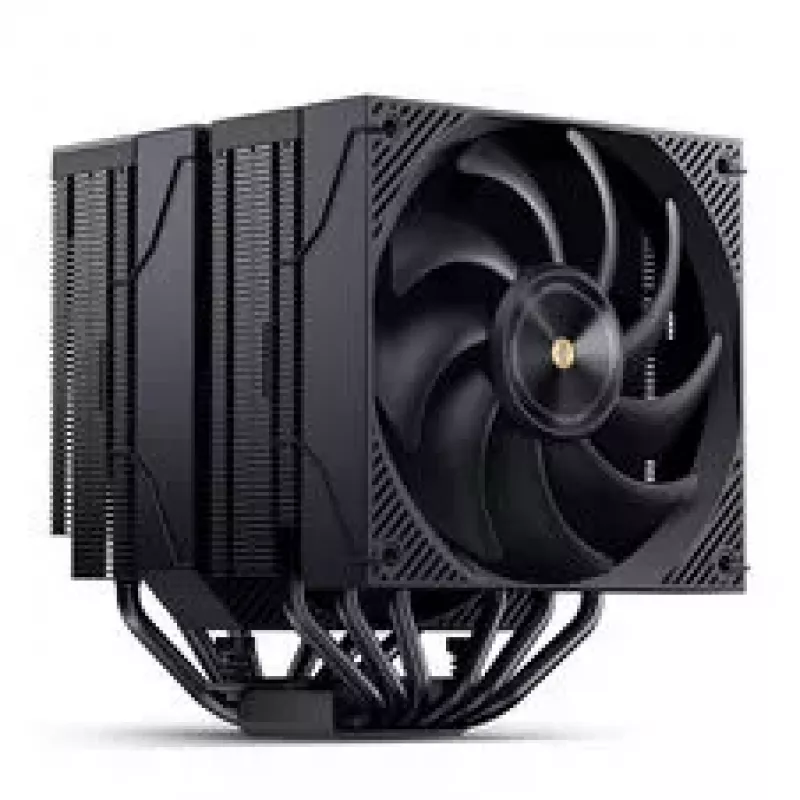Jonsbo CC90 disipador de CPU negro, doble torre, ventilador PWM de 130 mm, pantalla segmentada