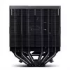 Jonsbo CC90 disipador de CPU negro, doble torre, ventilador PWM de 130 mm, pantalla segmentada