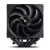 Jonsbo CC90 disipador de CPU negro, doble torre, ventilador PWM de 130 mm, pantalla segmentada