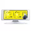 Jonsbo DS339 mini pantalla IPS de 3,39 pulgadas USB-C blanca