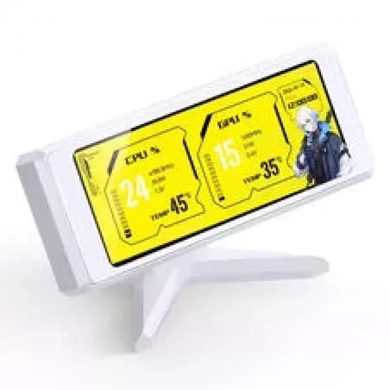 Jonsbo DS339 mini pantalla IPS de 3,39 pulgadas USB-C blanca