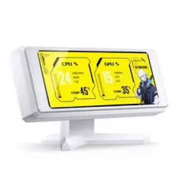 Jonsbo DS339 mini pantalla IPS de 3,39 pulgadas USB-C blanca