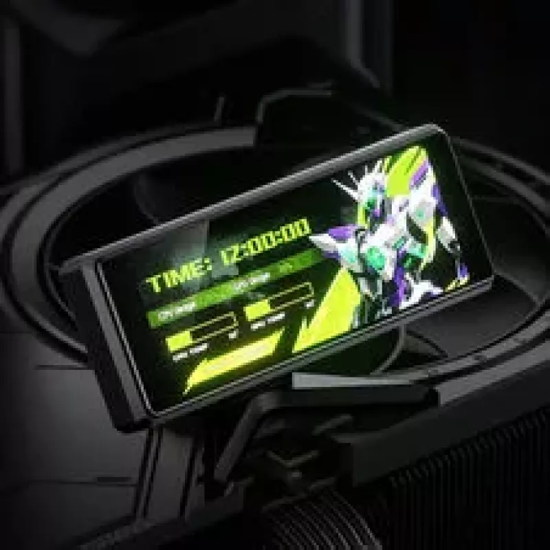 Jonsbo DS339 pantalla secundaria de monitorización para PC mini IPS de 3,39 pulgadas USB-C negra