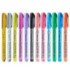 LEAN Set Metallic Nylon Marcadores Decorativos de Color 12 uds.