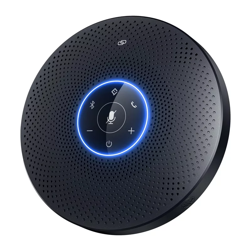 EMEET OfficeCore M2 Max Altavoz de Conferencia - Matriz de 8 micrófonos, captación 360°, USB-C/Bluetooth 5.0, batería de 24h, Daisy Chain