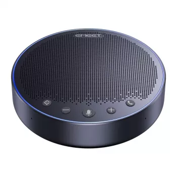EMEET OfficeCore M3 Altavoz de Conferencia - Matriz de 8 micrófonos, cancelación de ruido por IA, Bluetooth 5.1, USB-C, batería de 18h