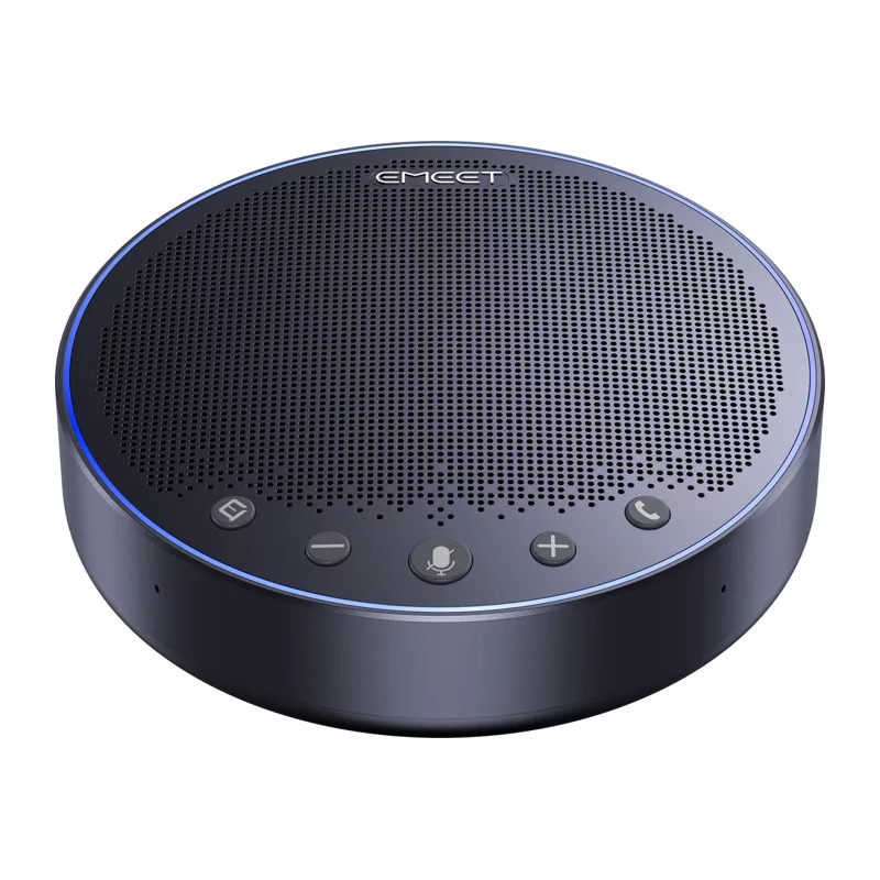 EMEET OfficeCore M3 Altavoz de Conferencia - Matriz de 8 micrófonos, cancelación de ruido por IA, Bluetooth 5.1, USB-C, batería de 18h