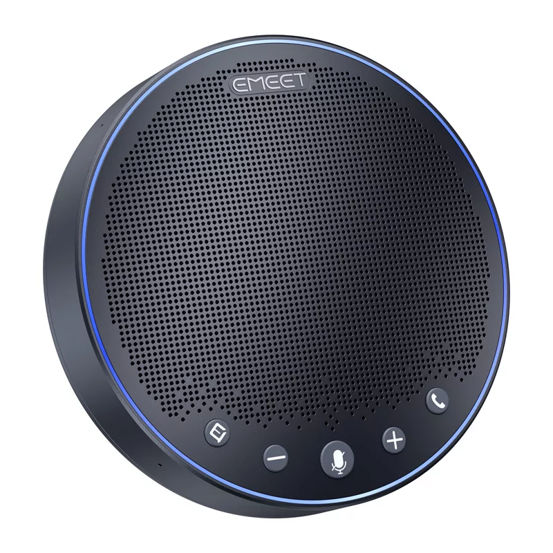 EMEET OfficeCore M3 Altavoz de Conferencia - Matriz de 8 micrófonos, cancelación de ruido por IA, Bluetooth 5.1, USB-C, batería de 18h