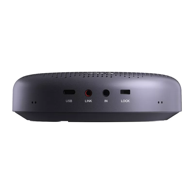 EMEET OfficeCore Luna Plus Kit Sistema de Conferencia - Set de altavoces duales con Daisy Chain, micrófono omnidireccional 360°, USB-C y Bluetooth 5.0, cancelación de ruido, batería de 15h