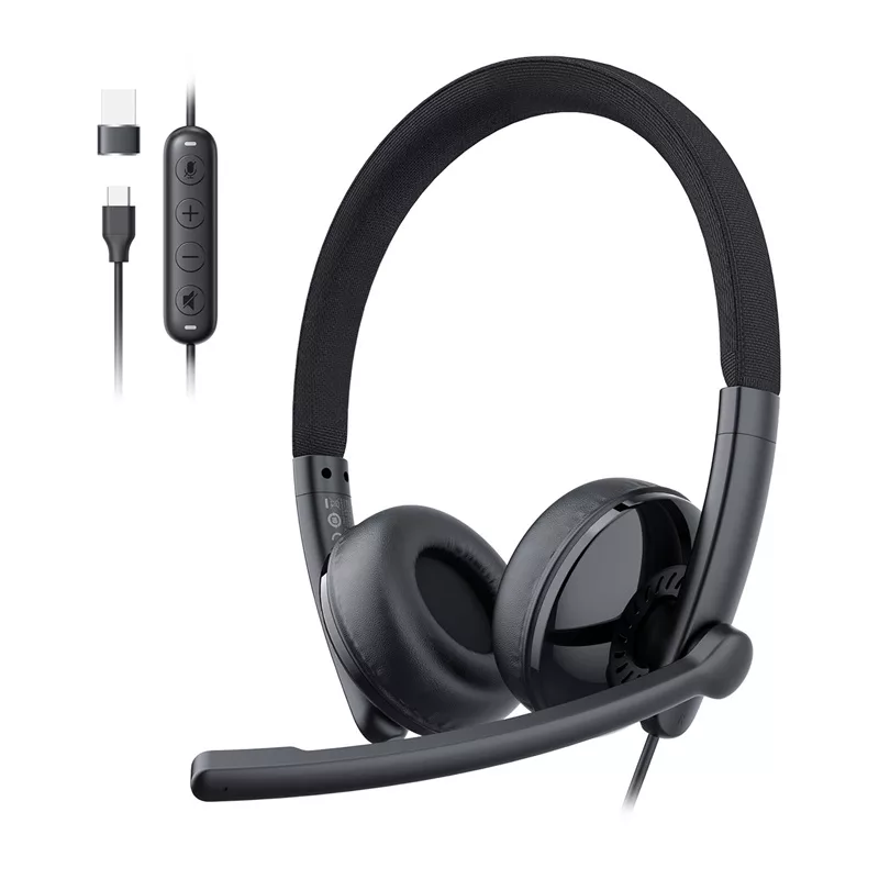 EMEET GeniusCall HS50 Auriculares con Micrófono