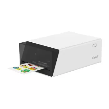 Liene Pix Cut 2 en 1 Impresora de fotos portátil - tecnología ZINK, Bluetooth 5.0, cortador integrado, impresiones adhesivas