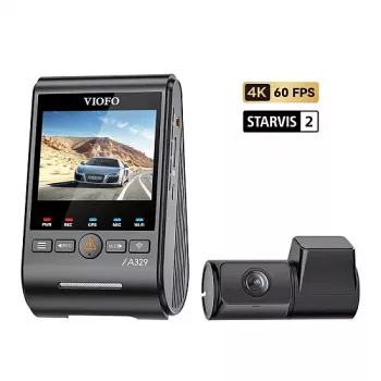 VIOFO A329S-2CH Dashcam de doble canal 4K+2K con GPS y Wi-Fi