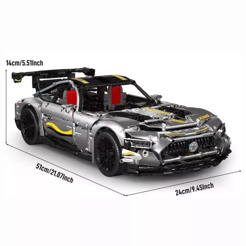 MOULD KING Quicksilver Set de construcción de coche deportivo escala 1:8 2872 piezas