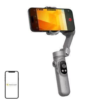 AOCHUAN X gimbal (gris) - estabilizador de 3 ejes para smartphone