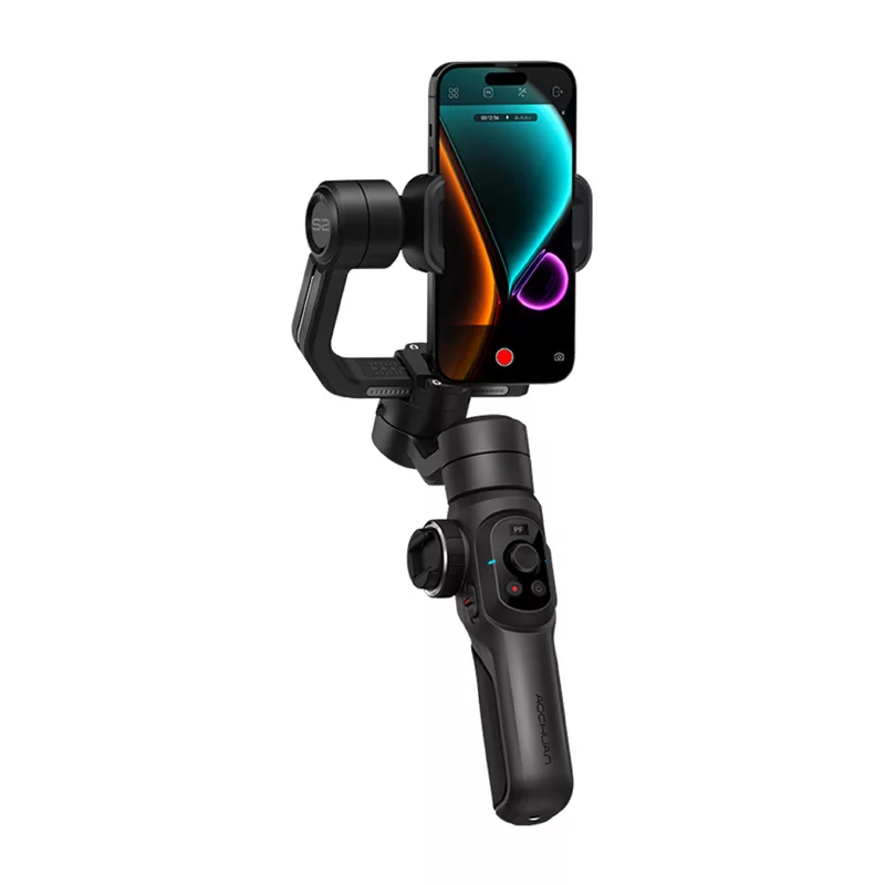 AOCHUAN S2 estabilizador gimbal de 3 ejes para smartphone negro