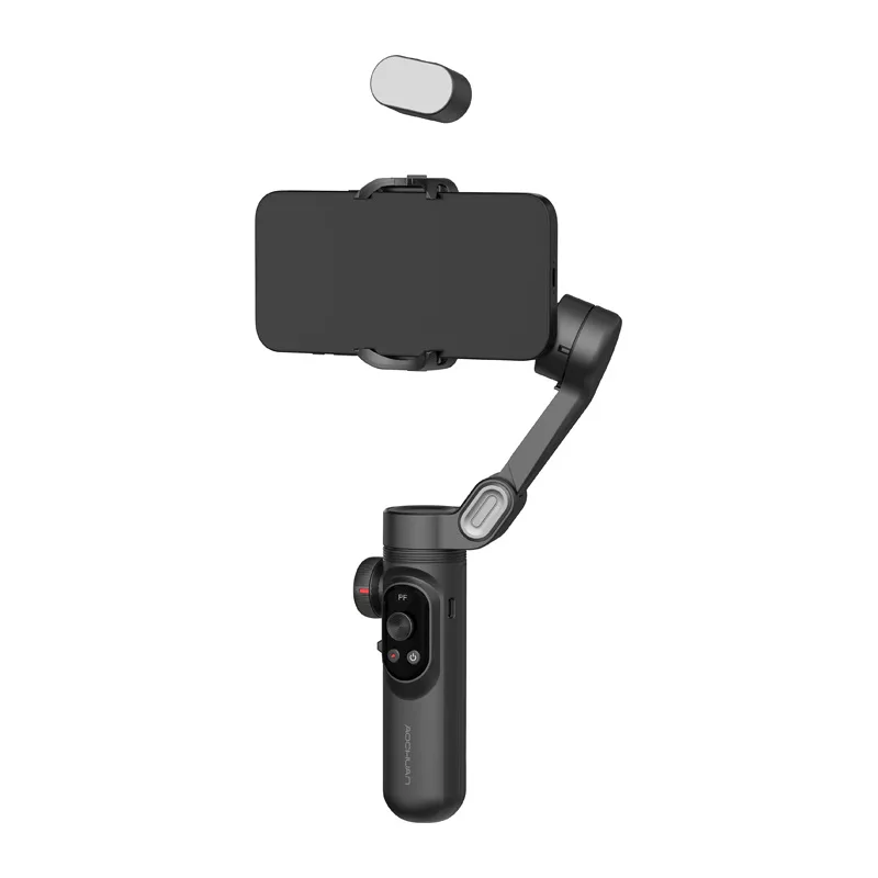 AOCHUAN X Pro gimbal con iluminación RGB (negro)