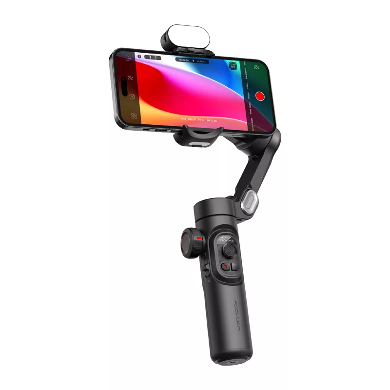 AOCHUAN XE gimbal con iluminación RGB (negro)
