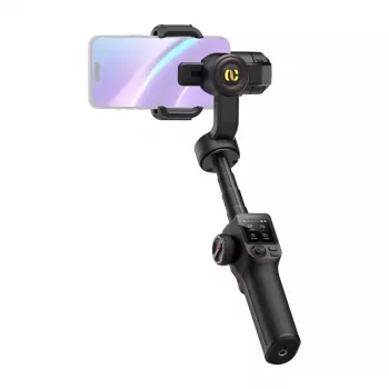 AOCHUAN S3 estabilizador gimbal de 3 ejes para smartphone con pantalla OLED (negro)