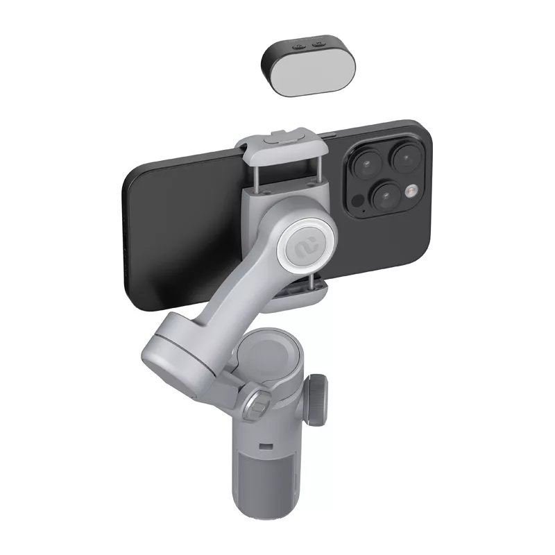 AOCHUAN X Pro gimbal con iluminación RGB (gris)