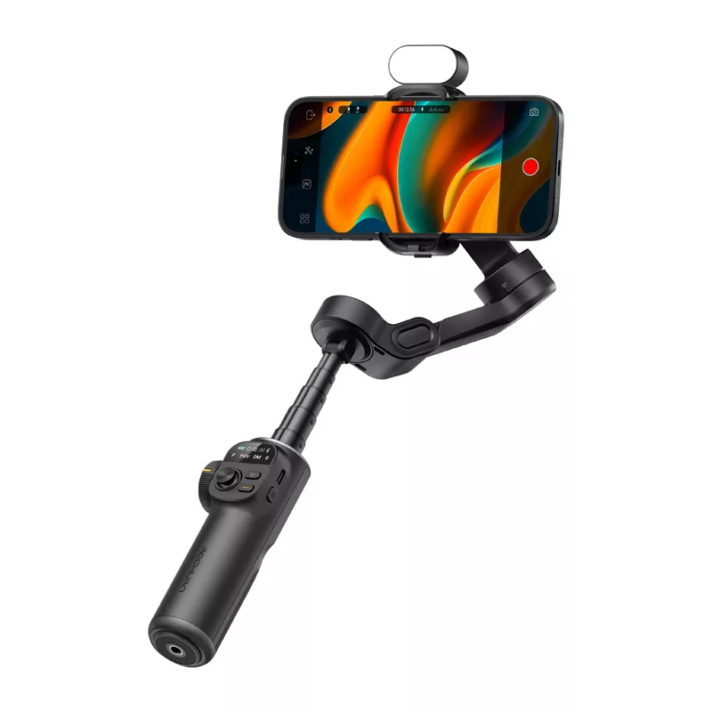 AOCHUAN X2 gimbal con iluminación RGB (negro)