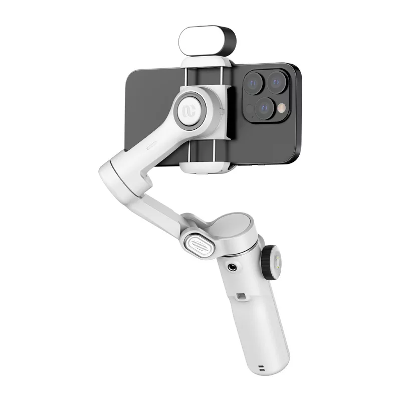 AOCHUAN X2 gimbal con iluminación RGB (blanco)