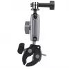 TELESIN Soporte de abrazadera universal para manillar para cámaras de acción (aluminio)