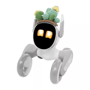 Disfraz de cactus de punto para robot Loona Premium