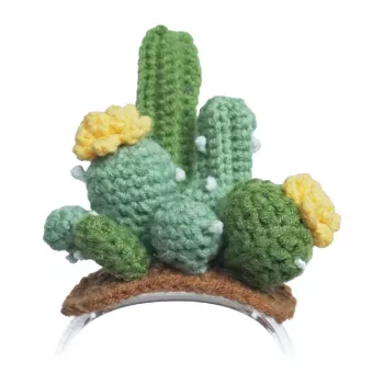 Disfraz de cactus de punto para robot Loona Premium