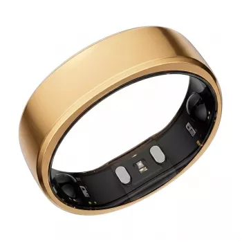 RingConn Gen2 Smart Ring – Oro rosa – Talla 9 – Seguimiento del sueño y la salud – SpO2/frecuencia cardíaca/estrés – 10-12 días de autonomía – Negro/Oro (RCA-01-RG-9)