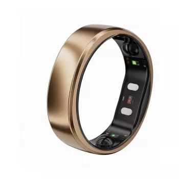 RingConn Smart Ring Gen2 Air para hombre y mujer – Wearable de seguimiento del sueño y fitness – Frecuencia cardíaca – Dune Gold Talla 10