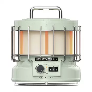 Flextail MAX Lantern humidificador luz de camping (verde) - linterna portátil 3 en 1, humidificador y power bank