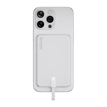 Batería externa Flextail Zero Power Metal 5000 mAh, Plata