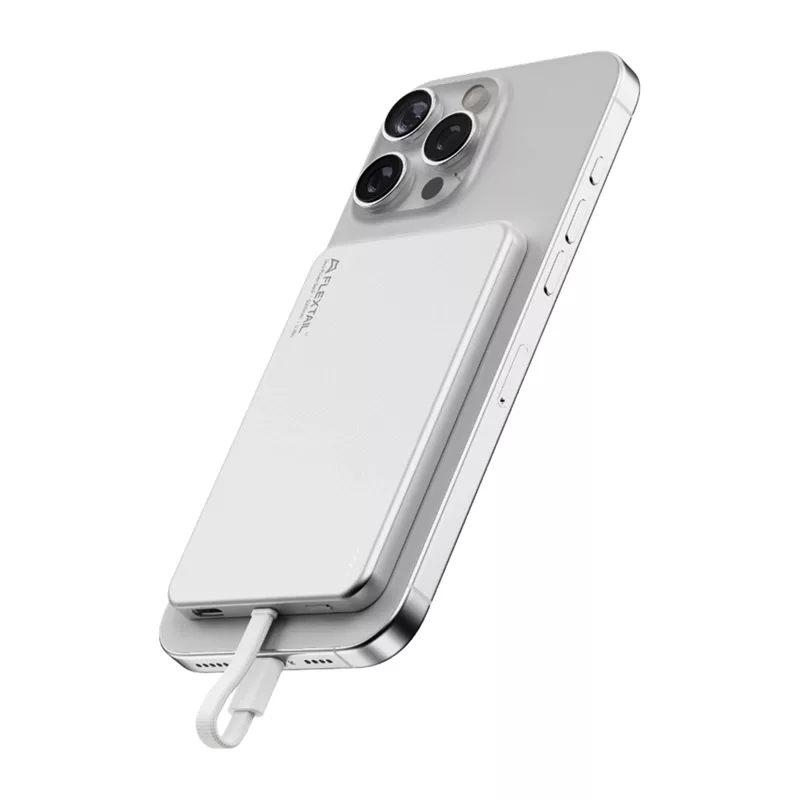 Flextail Zero Power Metal 5000 mAh Power Bank, plateado