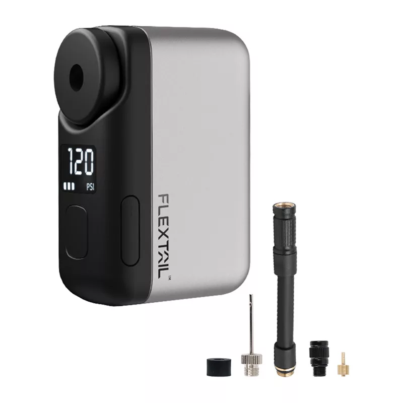 Bomba de bicicleta portátil Flextail Tiny Bike Pump Pro (Gris)