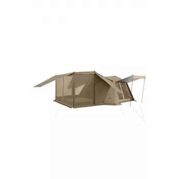 Tienda de campaña automática emergente NATUREHIKE Village 13 Pro Flagship Upgrade, 4-6 personas, Marrón oscuro