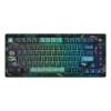 AKKO MOD007V3 HE Teclado Mecánico con Cable 75% con Interruptores de Efecto Hall, Carcasa de Aluminio CNC, Teclas PBT-ASA, RGB, Negro