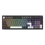 AKKO GEM 02 VIA Teclado Mecánico con Cable, TKL 87 Teclas, Negro y Plata, Hot-Swappable, RGB, USB-C