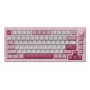 AKKO 5075 V3 Teclado Mecánico 75% 82 Teclas Multi-Modo Inalámbrico/Bluetooth/USB-C Hot-Swappable PBT ASA RGB Gasket Mount Negro y Cian