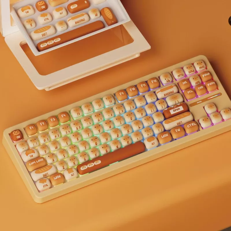 AKKO TAC87 Bun Wonder Teclado Mecánico Tenkeyless - Multi-Modo RGB Hot-Swappable