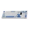 AKKO 5098B Glacier Teclado Mecánico 98 Teclas Tri-Modo (Blanco/Azul/Gris)