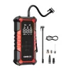 GOOLOO A6 Gear compresor de aire - inflador digital de neumáticos con 150 PSI, batería de 6000mAh, linterna LED, carga USB-C