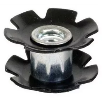 Lucky Starnut 23mm - Tuerca estrella para juego de dirección sin rosca de 1-1/8