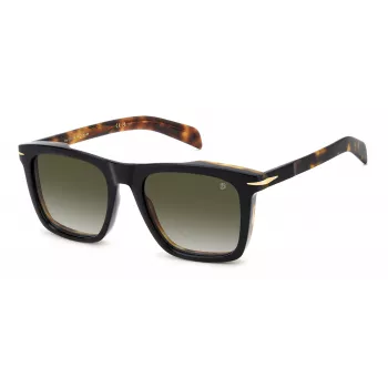David Beckham DB-7000-S-XWY gafas de sol hombre montura negra lentes gris oscuro 53mm