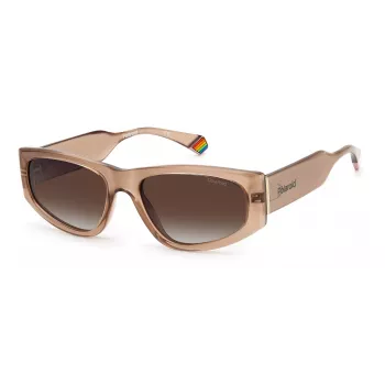 POLAROID PLD6169S10A gafas de sol unisex - montura negra lentes grises 55mm