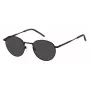 TOMMY HILFIGER TH-1973-S-003 Gafas de sol hombre rectangulares - Montura negra lentes grises 50/22/145 mm