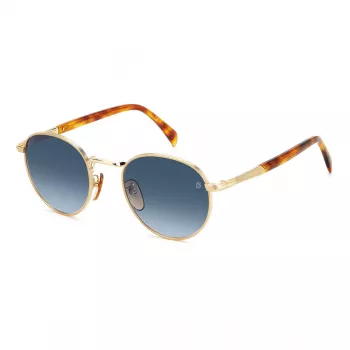 DAVID BECKHAM DB-1116-S-06J Gafas de sol rectangulares Havana - Lentes verdes 51mm