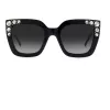 CAROLINA HERRERA HER0130S807 Gafas de sol mujer mariposa negro brillante gris 52mm