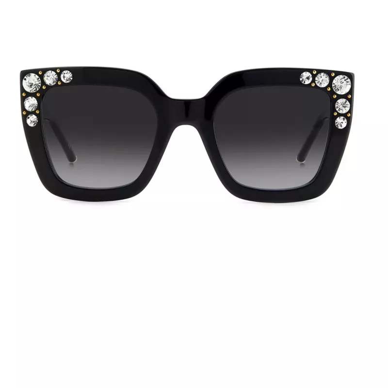 CAROLINA HERRERA HER0130S807 Gafas de sol mujer mariposa negro brillante gris 52mm